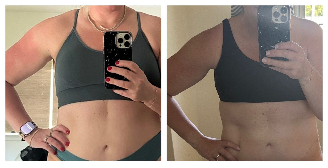 Thinnr program before and after result 2